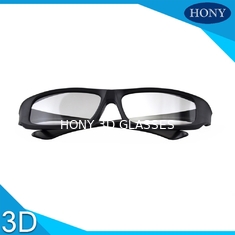 প্লাস্টিক ইউনিভার্সাল বিজ্ঞপ্তি Polarized 3D চশমা প্যাসিভ 3D সিনেমা Eyewear